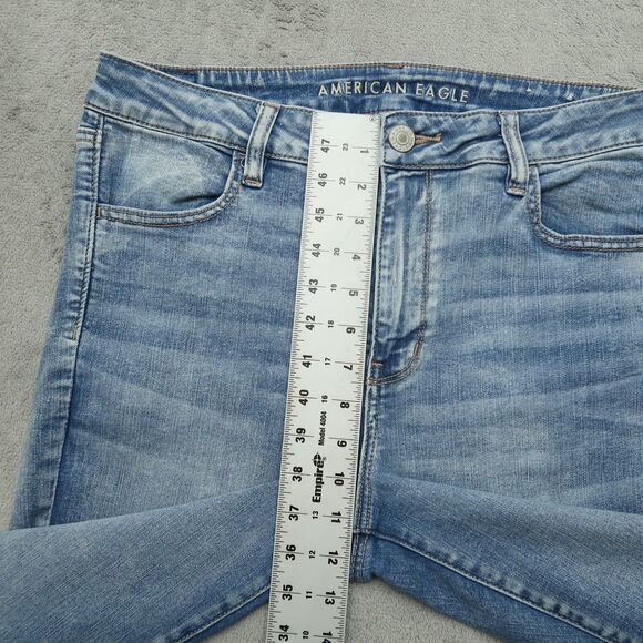 American Eagle Outfitters Denim Blue Jeggings - Picture 8 of 16